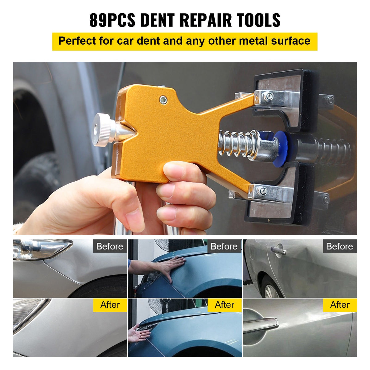 Dent Removal Tool Paintless Car Dent Repair Kit