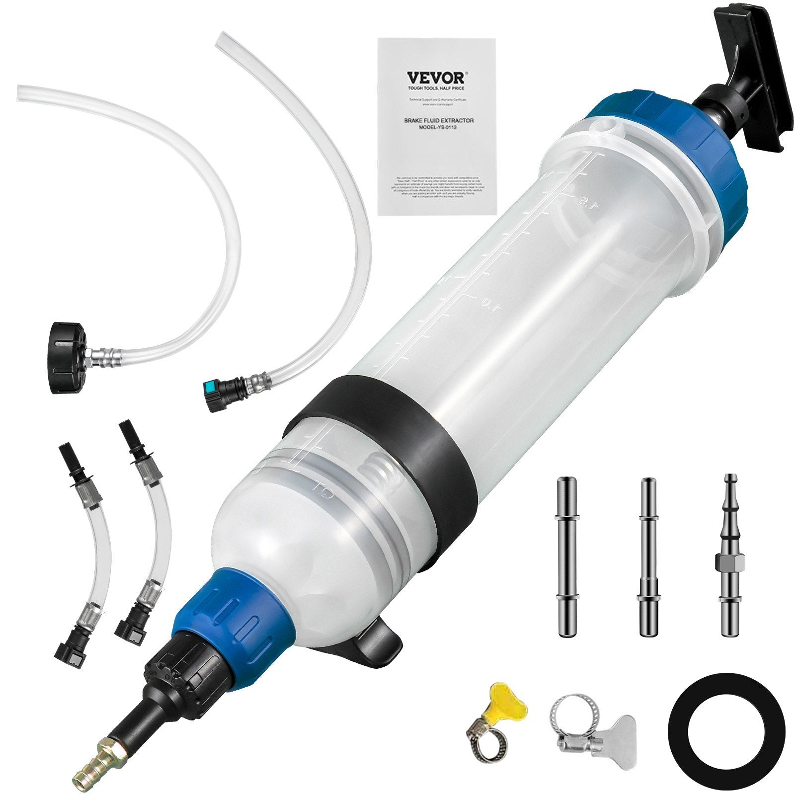 Manual ATF Transmission Fluid Pump 1.5L Dispenser with Filler Adapters Tool Set