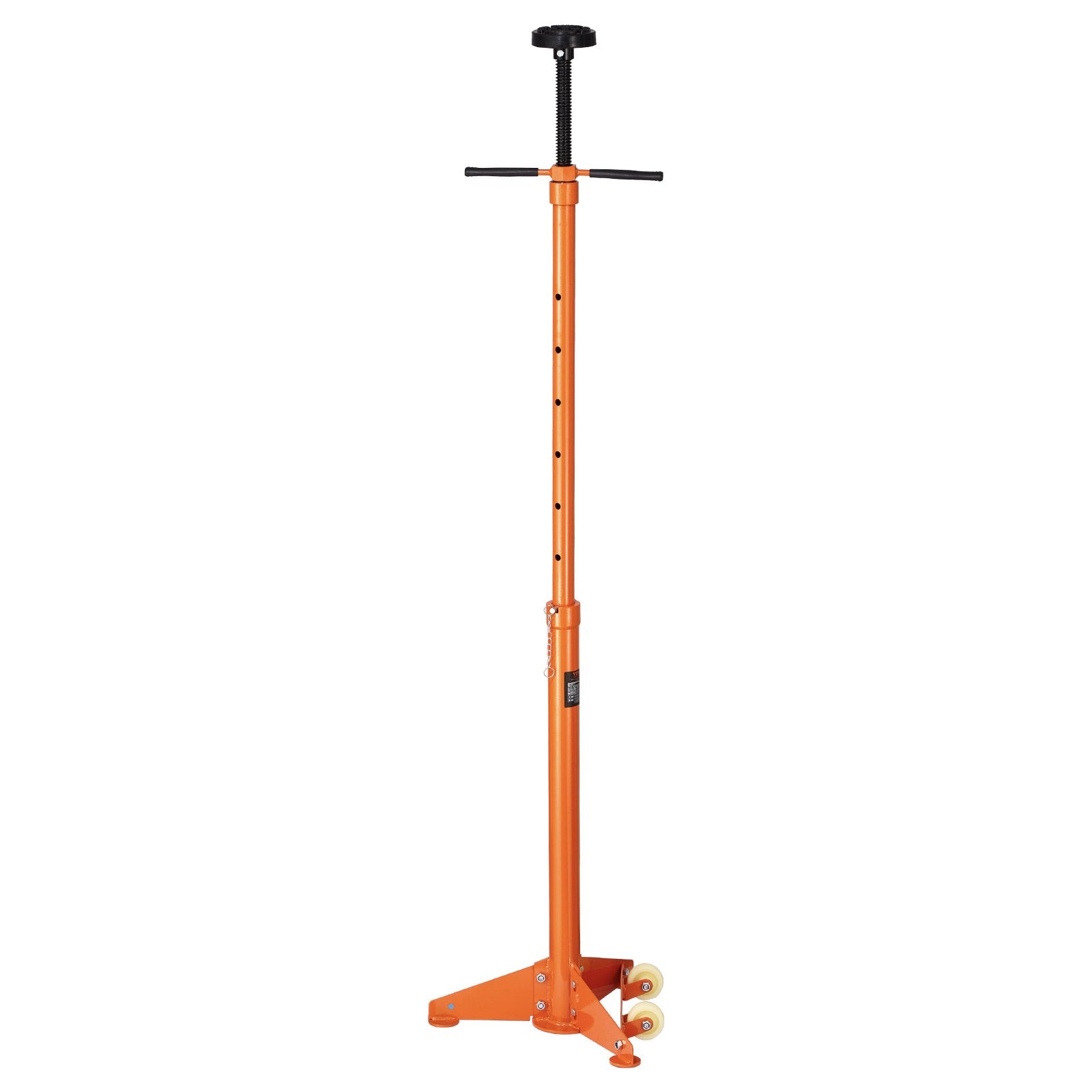 Underhoist Support Stand 3/4 Ton, 38.4–75.4in Lift, Self-Locking, Two Wheels