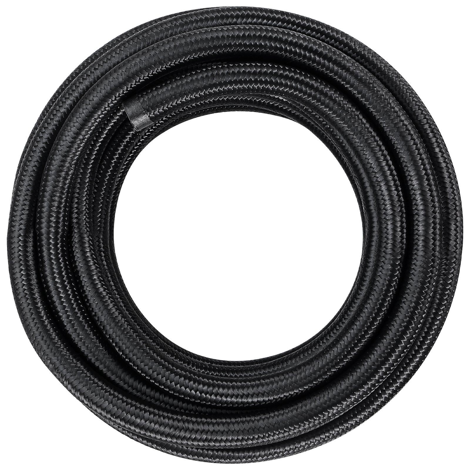 6AN Fuel Line Kit 25ft Nylon Stainless Steel Braided PTFE Hose with 15 Fittings