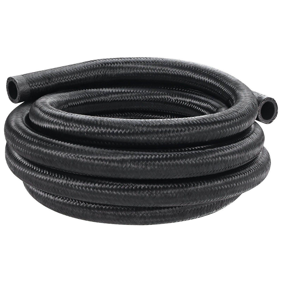 Fuel Line Kit, 10AN Nylon Stainless Steel Braided with 7 Swivel Fittings 3.05m