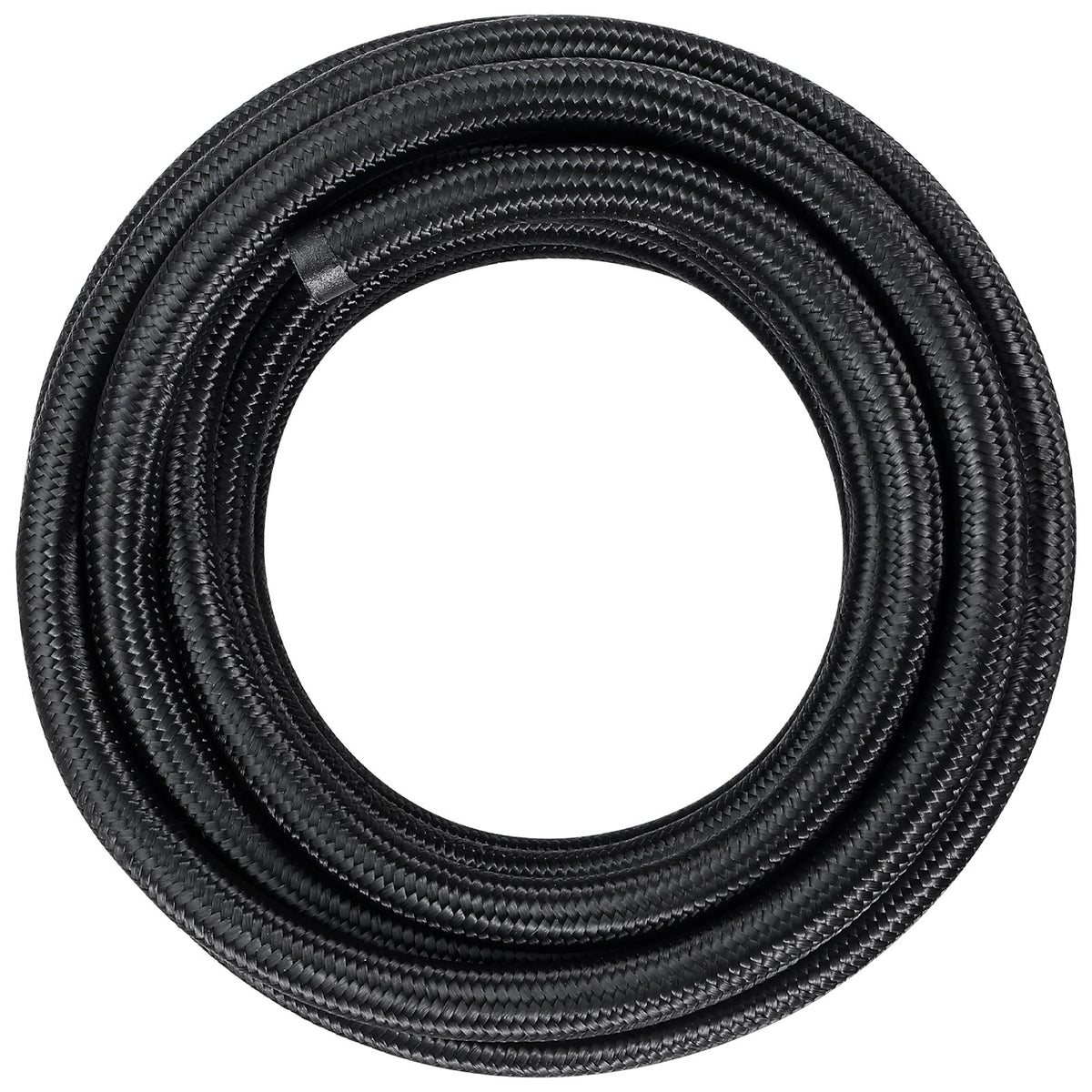Fuel Line Kit, 6AN Nylon Stainless Steel Braided with 12 Swivel Fittings 6.1m