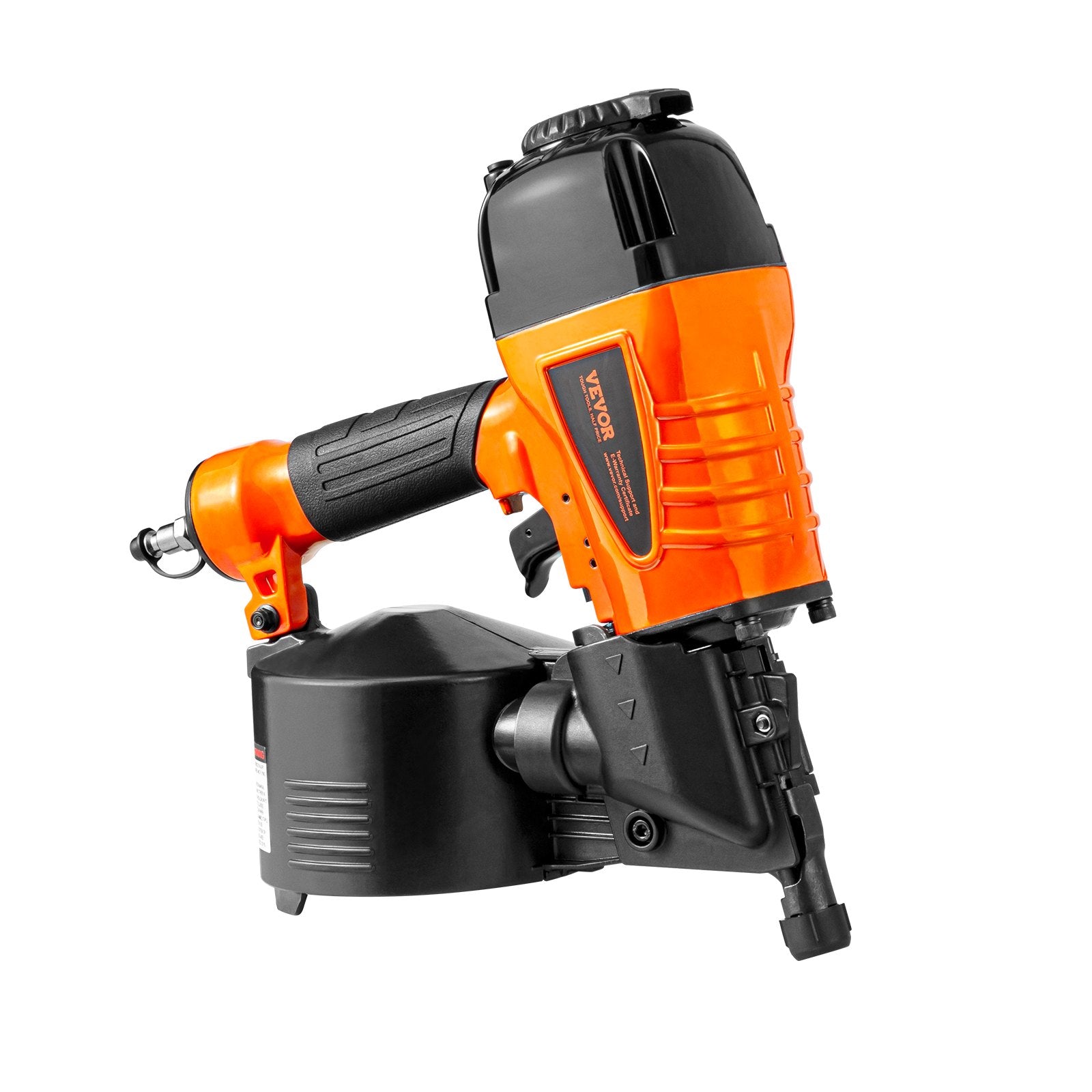 Coil Siding Nailer CN65 32-63mm 15° Nail Gun Tool-Less Depth 70-120PSI