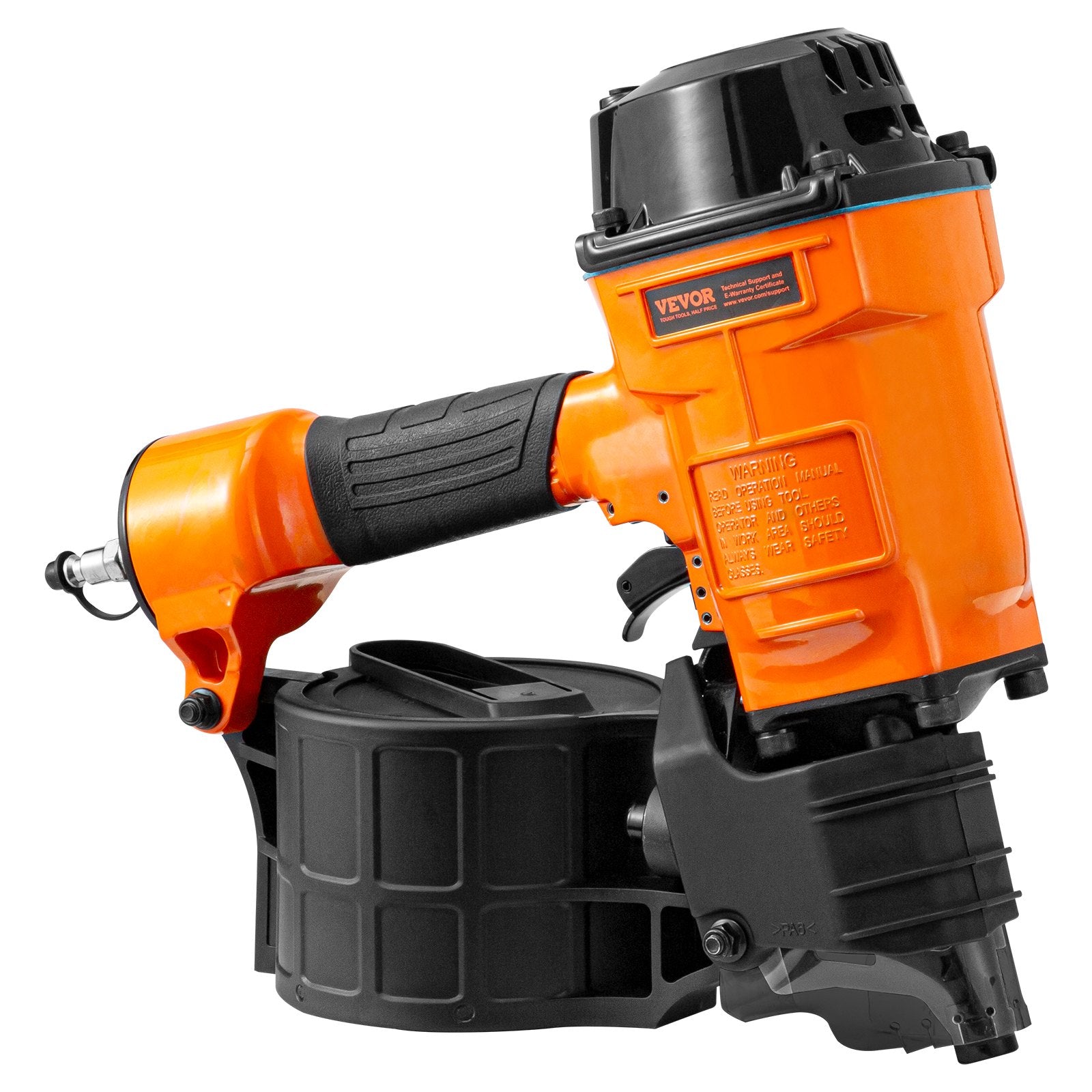 MCN70 Coil Siding Nailer 45-70mm 15° Pneumatic Nail Gun 70-120PSI for Framing