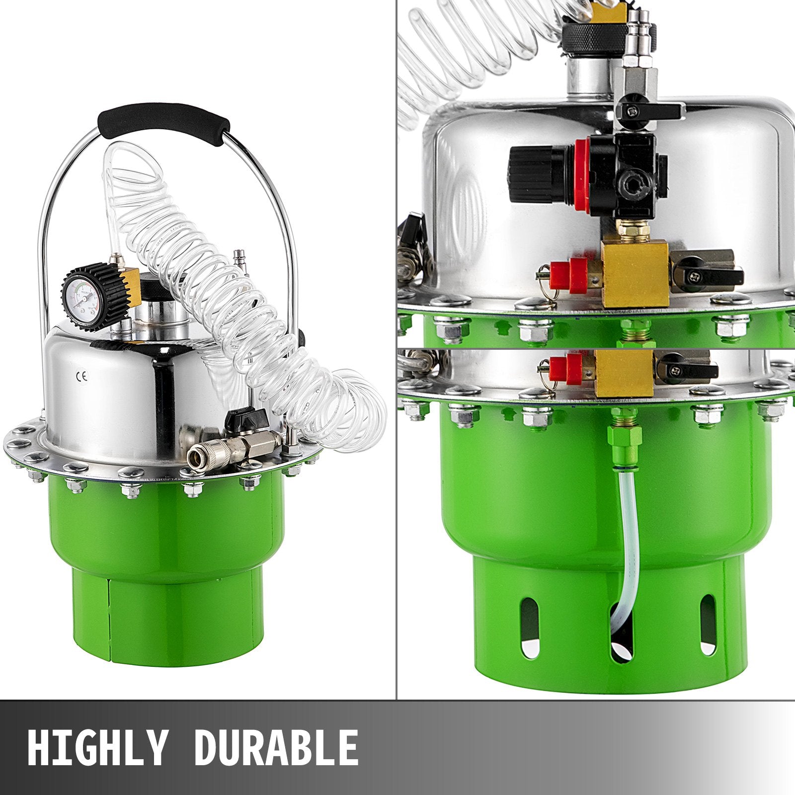 Pneumatic Brake Pressure Bleeder Portable Brake and Clutch Bleeding Tool Kit