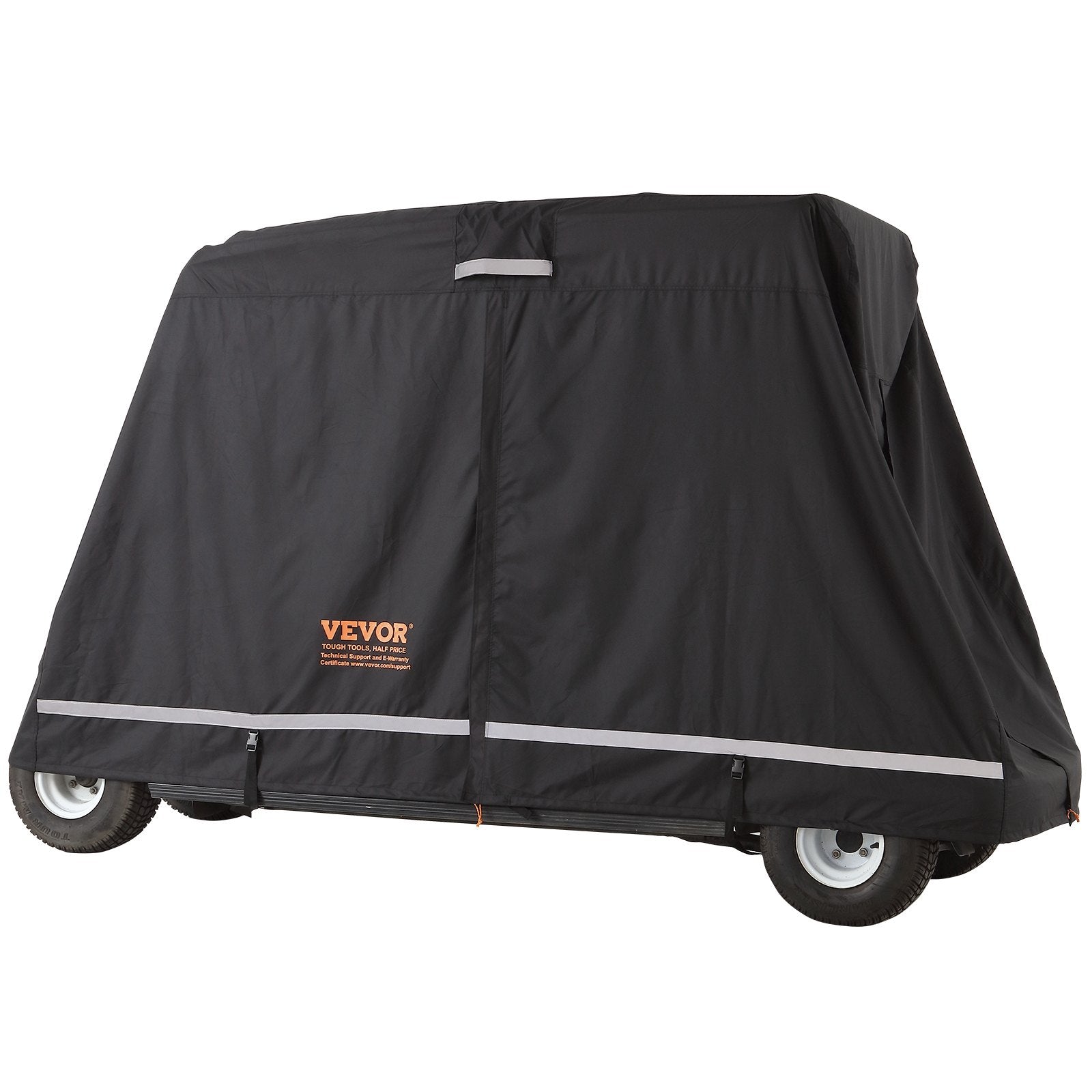 2+2 Passenger Golf Cart Full Waterproof Cover with Three Zipper Doors