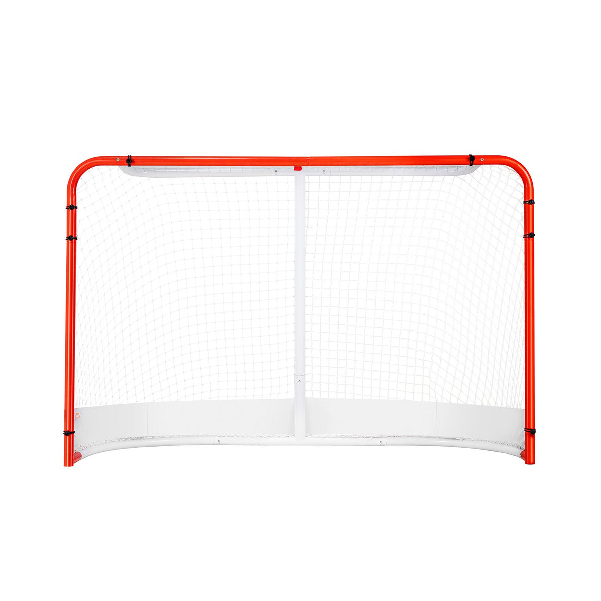 Street Hockey Net Indoor Outdoor Steel Reg Pro Goal Set Portable 72x48 White/Red