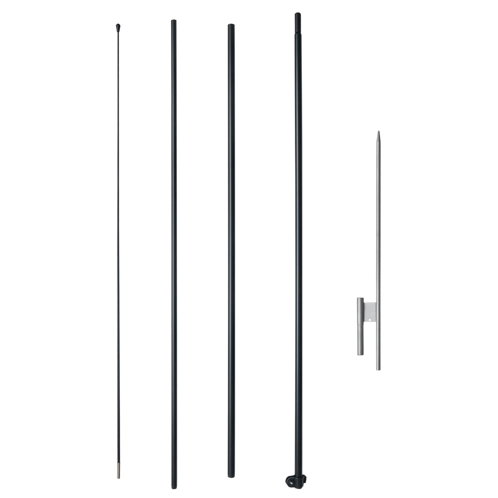 16.3FT Feather Flag Pole Set with Ground Stake and Carrying Bag
