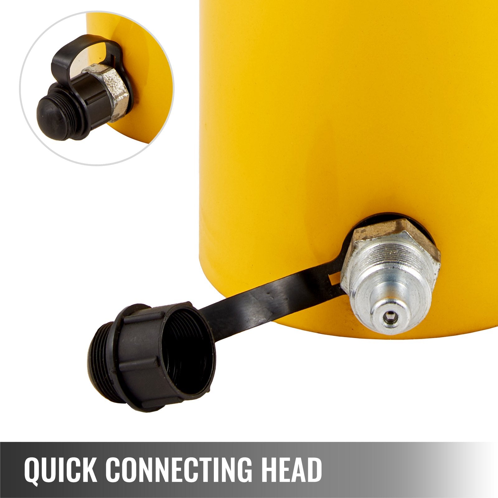 30 Ton Hollow Hydraulic Cylinder Jack 10.16 cm Stroke Lift Cylinder