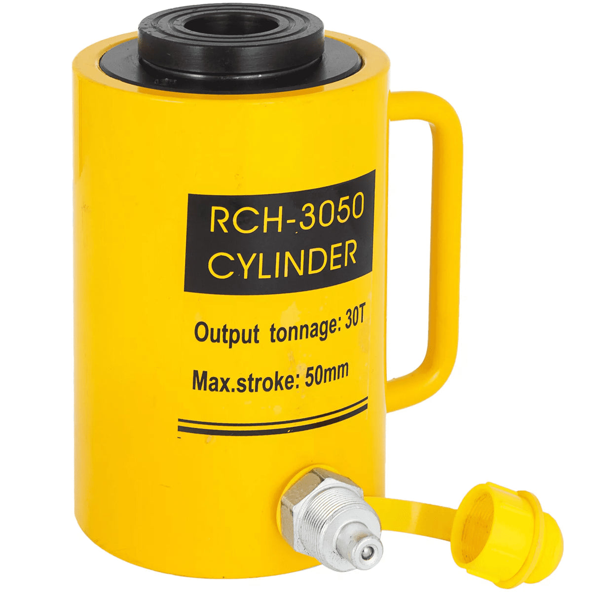 Hydraulic Cylinder Jack 30T 66000LBS 50mm Plunger Ram Heavy Duty Hollow Jack