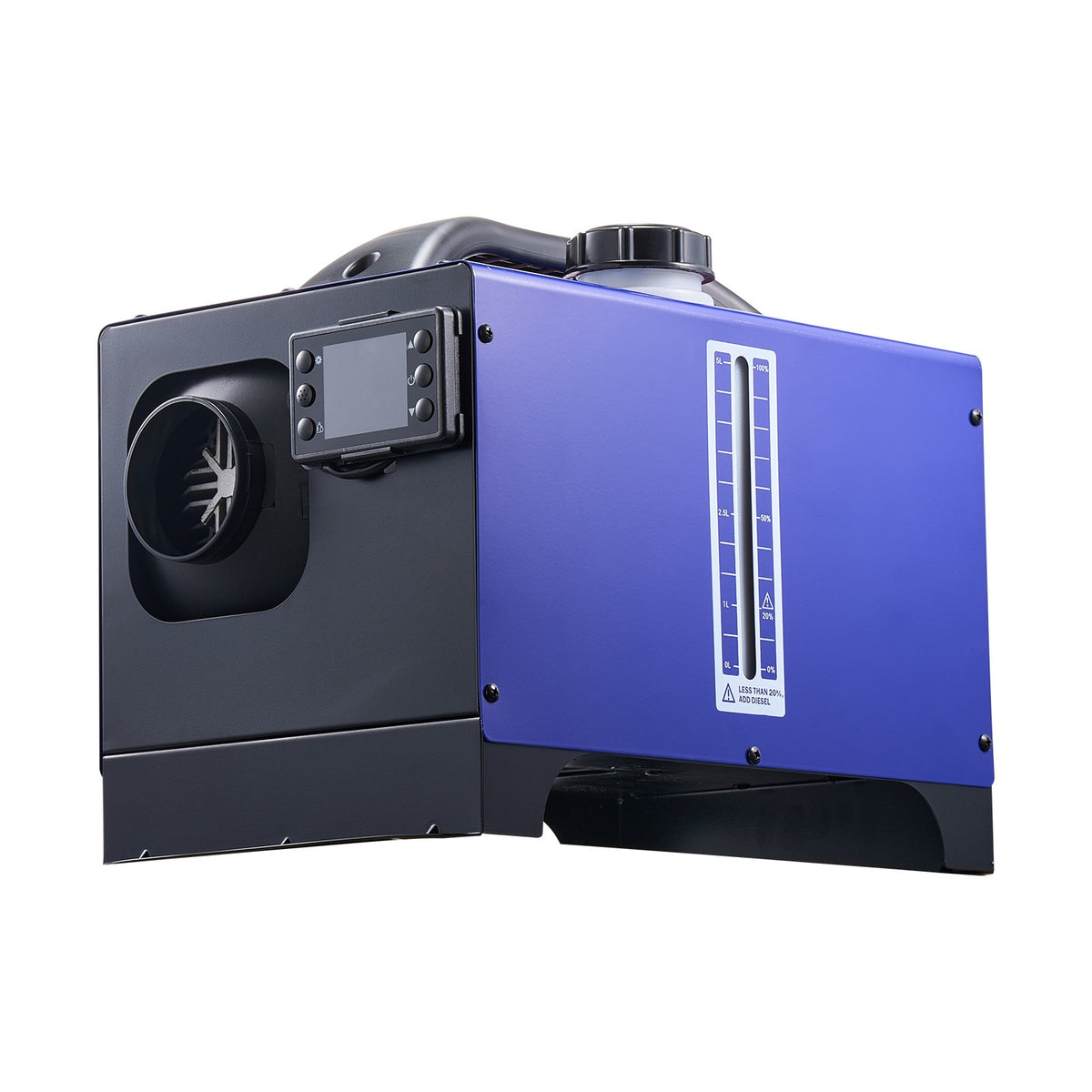 Diesel Heater 8KW DC 12V/24V Portable Heater Remote LCD 5L Fuel Tank All-in-One