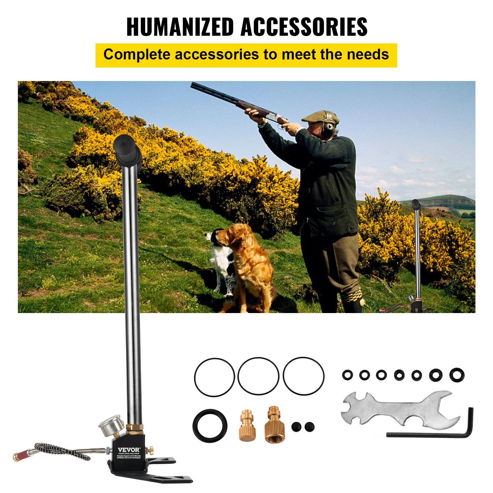 Portable High Pressure 3 Stage Hand Pump 4500 PSI PCP Air Pump