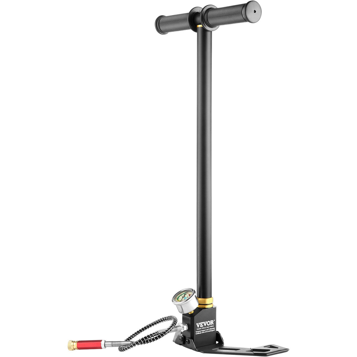 PCP Hand Pump 3‑Stage 4500PSI with Gauge and Oil‑Moisture Filter