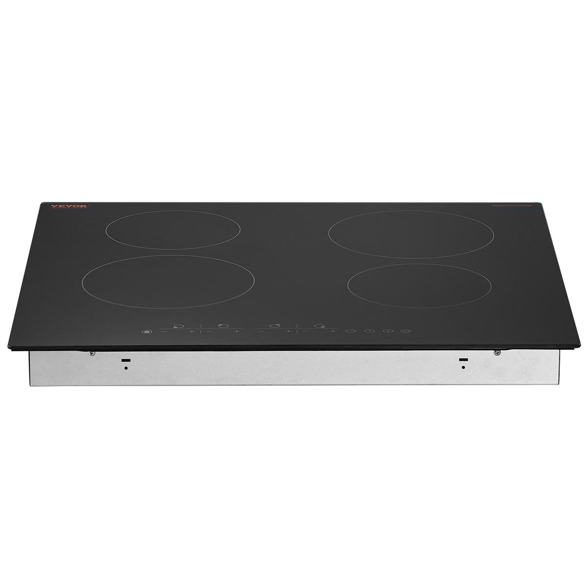 24" 4-Burner Electric Cooktop 6000W Ceramic Top Touch Control Child Lock