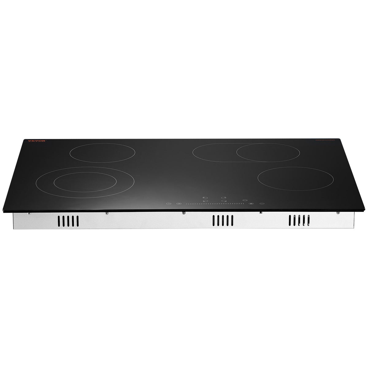 30" 4-Burner Electric Cooktop 7200W Ceramic Top Touch Control Child Lock
