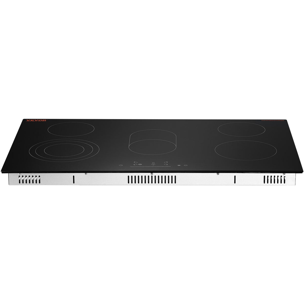 36" 5-Burner Electric Cooktop 8600W Ceramic Top Touch Control Child Lock
