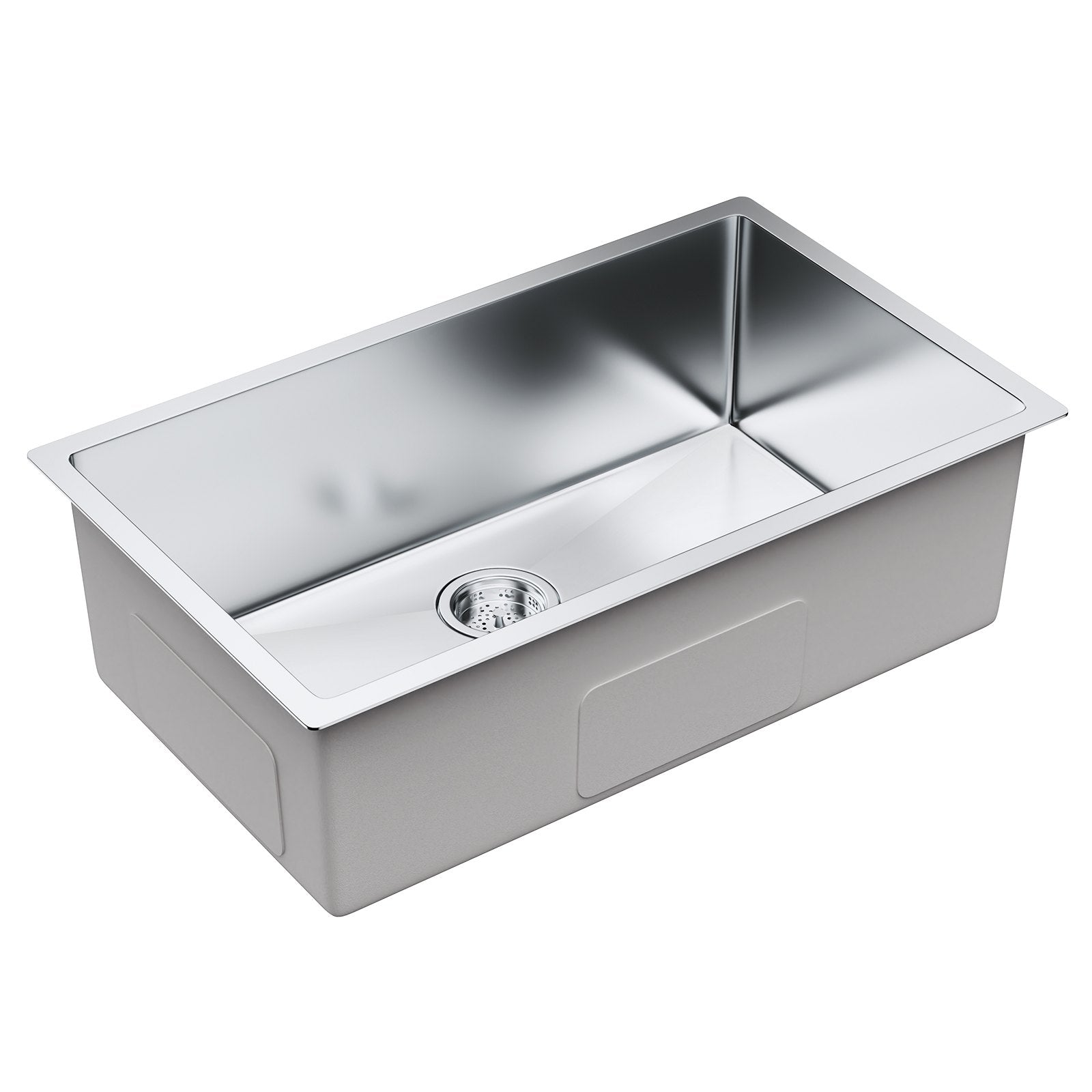 Kitchen Sink 30", 304 Stainless Steel Undermount Single Bowl, Pack of 3 with Accessories