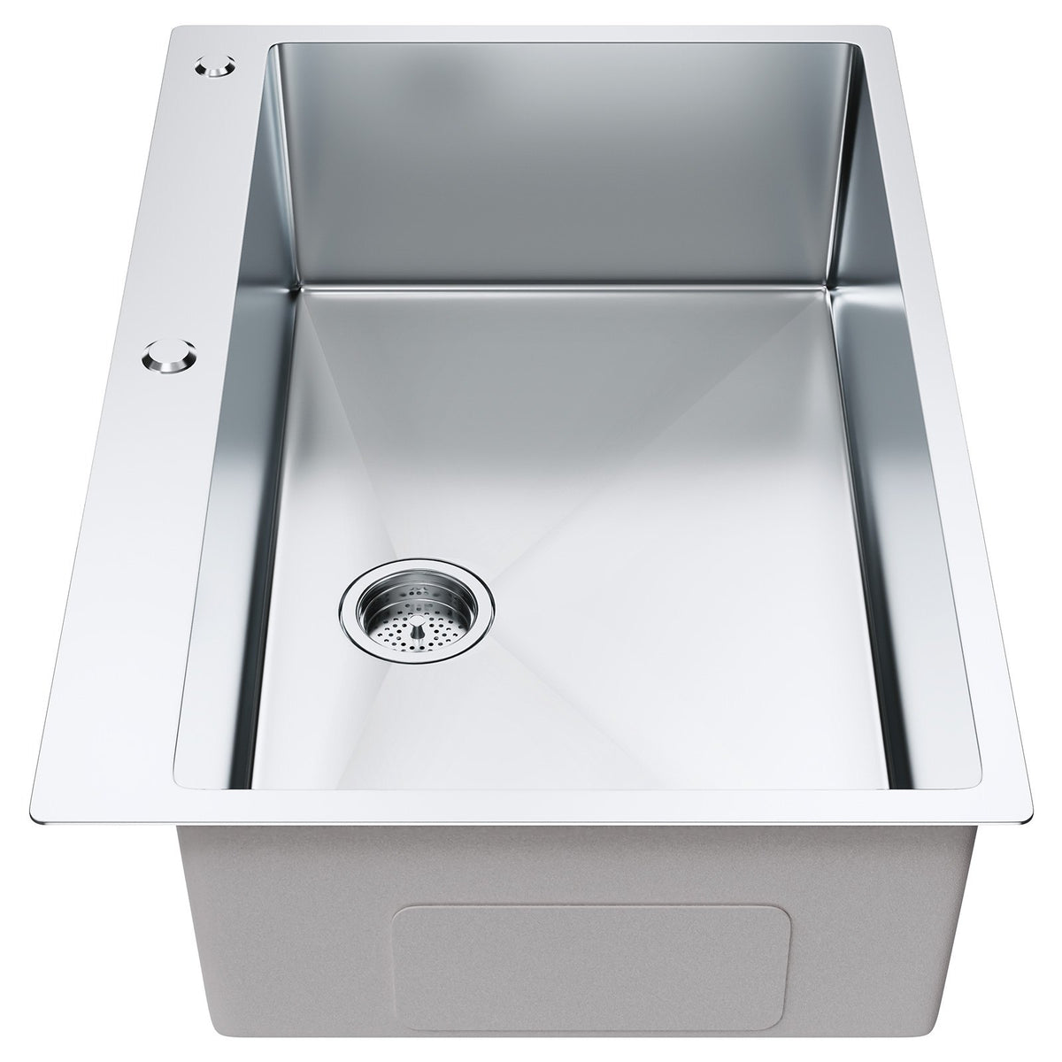 Kitchen Sink 33", 304 Stainless Steel Top Mount Single Bowl, Pack of 3 with Accessories