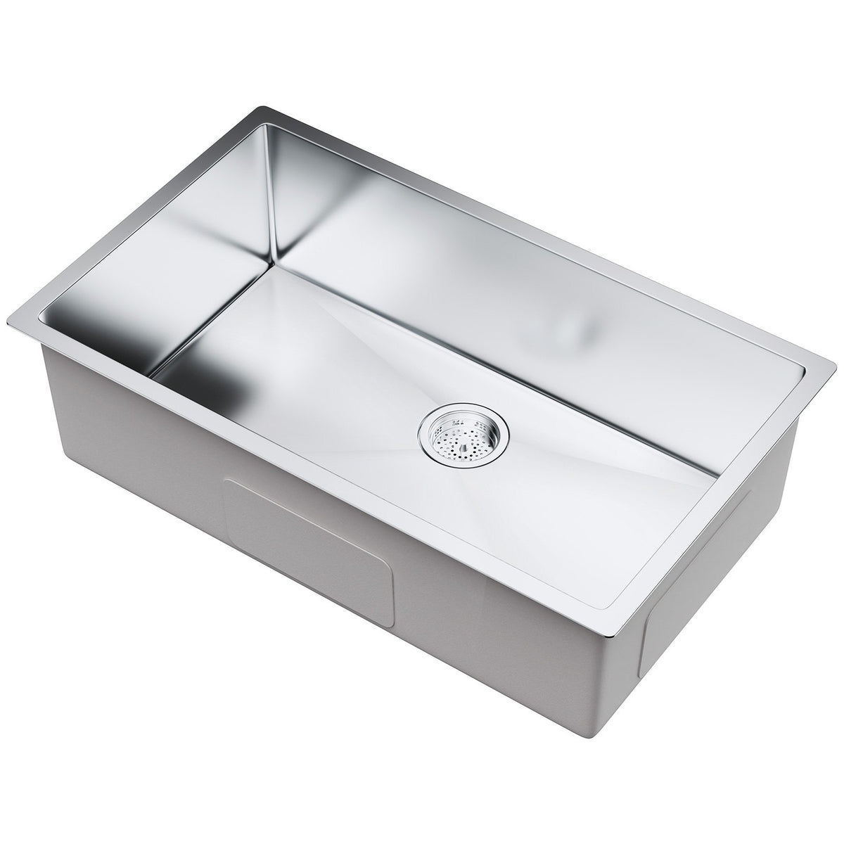 Kitchen Sink 32", 304 Stainless Steel Drop-In Single Bowl, Pack of 3 with Accessories