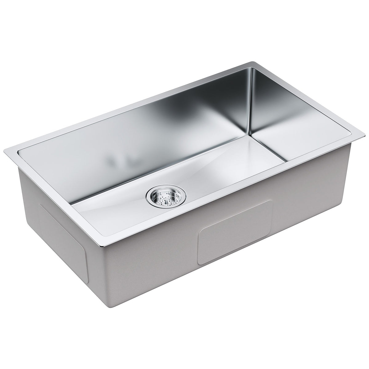 Kitchen Sink 32", 304 Stainless Steel Drop-In Single Bowl, Pack of 3 with Accessories