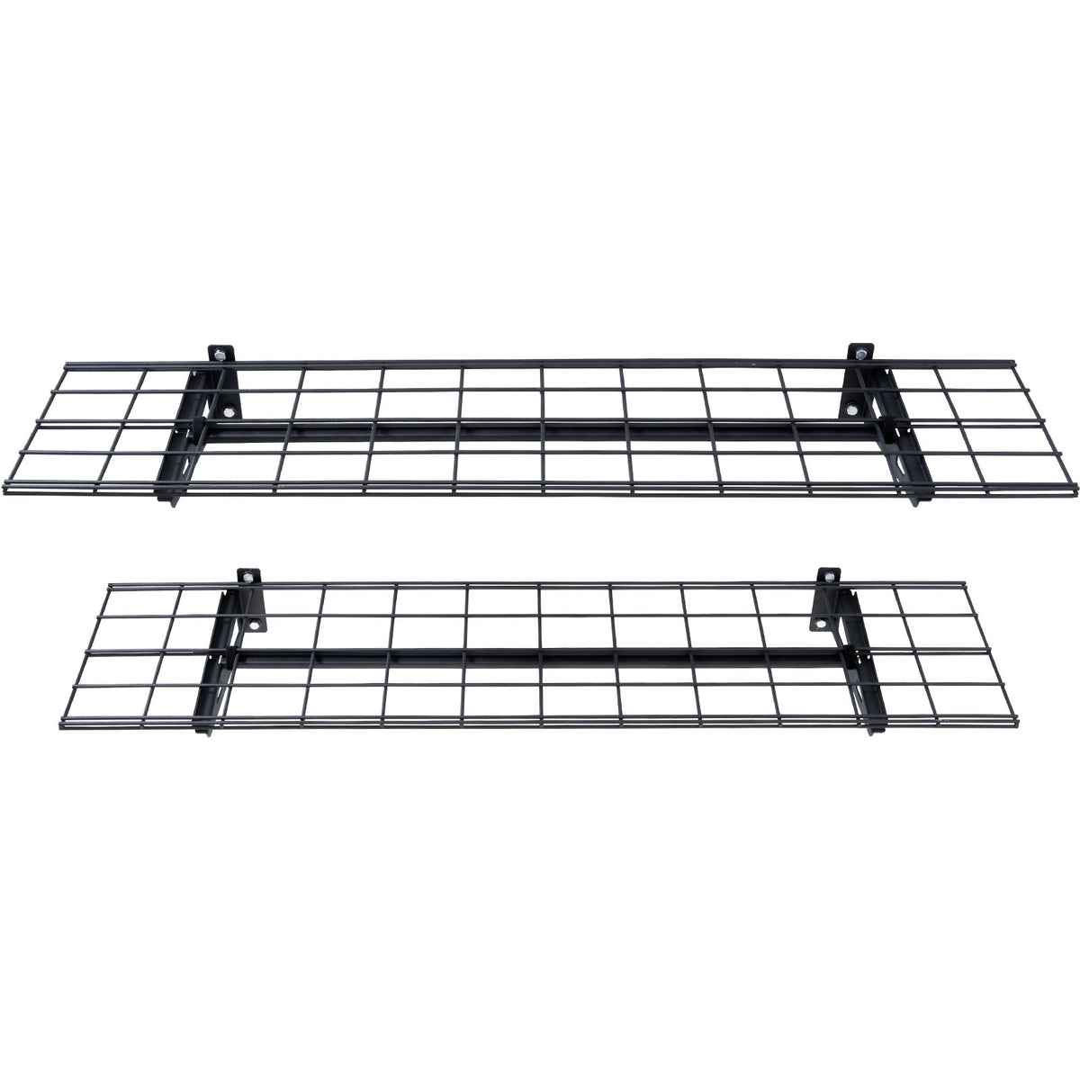 Garage Storage Shelving 2-Pack 48x12in Heavy-Duty Wall Mounted 400lbs Capacity