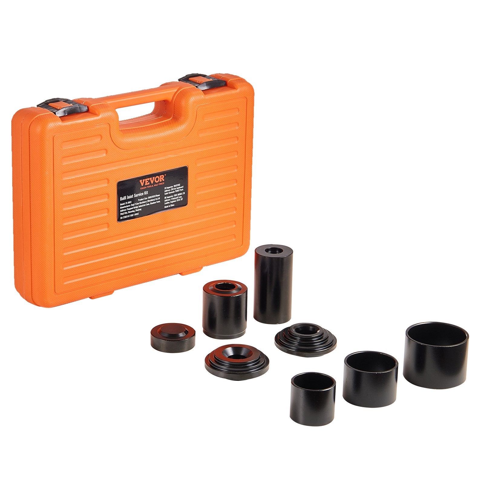 Ball Joint Press Kit 10-Pc C-Press Tool Set Heavy-Duty for 2WD & 4WD Car Repair