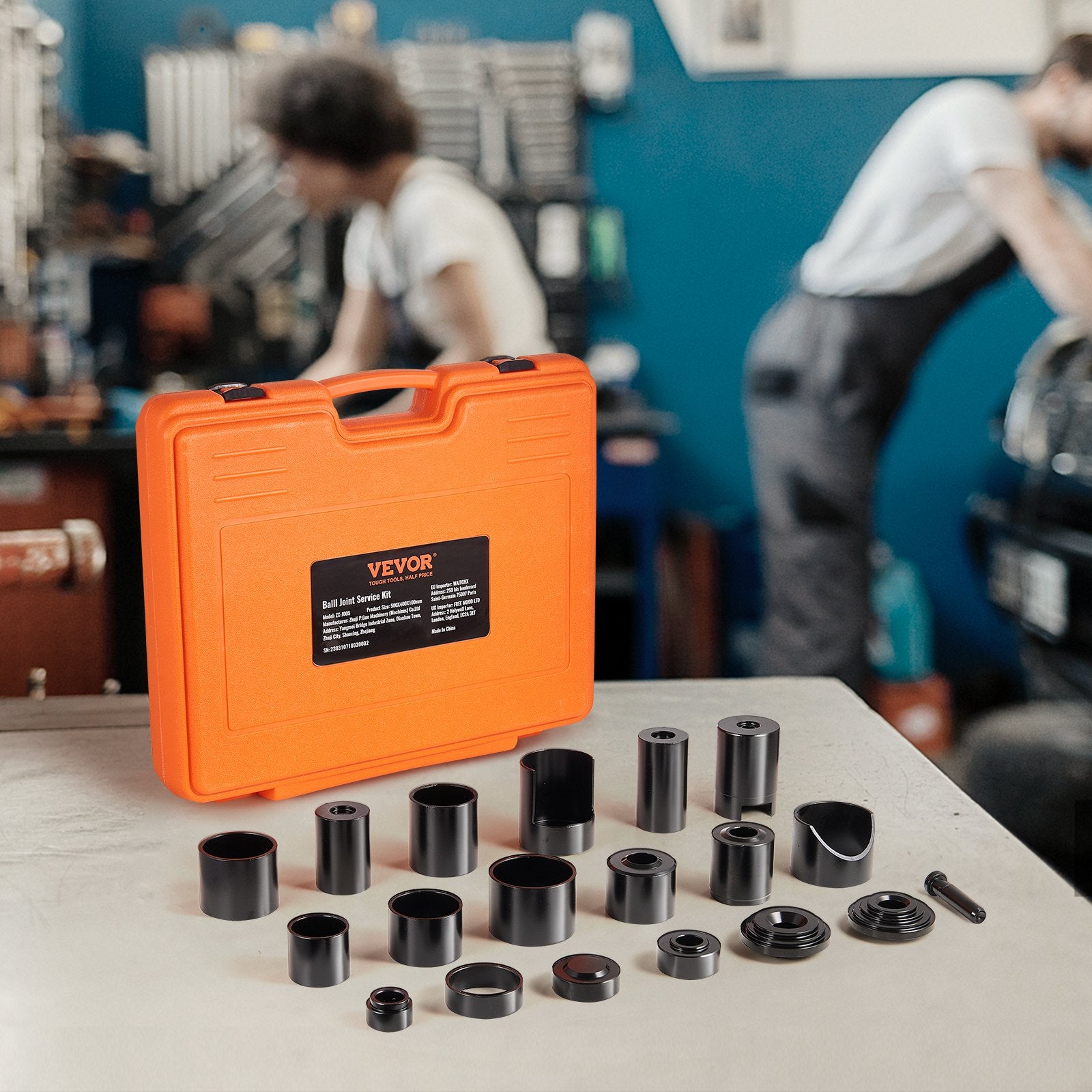 Ball Joint Press Kit 21-Pc C-Press Tool Set Heavy-Duty for 2WD & 4WD Car Repair
