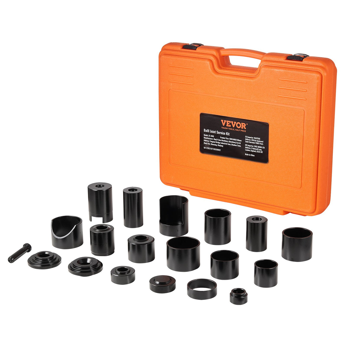 Ball Joint Press Kit 21-Pc C-Press Tool Set Heavy-Duty for 2WD & 4WD Car Repair