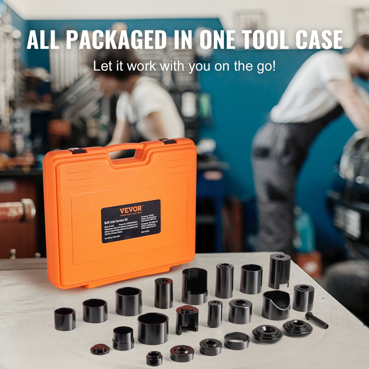 Ball Joint Press Kit 25-Piece C-Press Tools 2WD 4WD Car Repair Heavy Duty