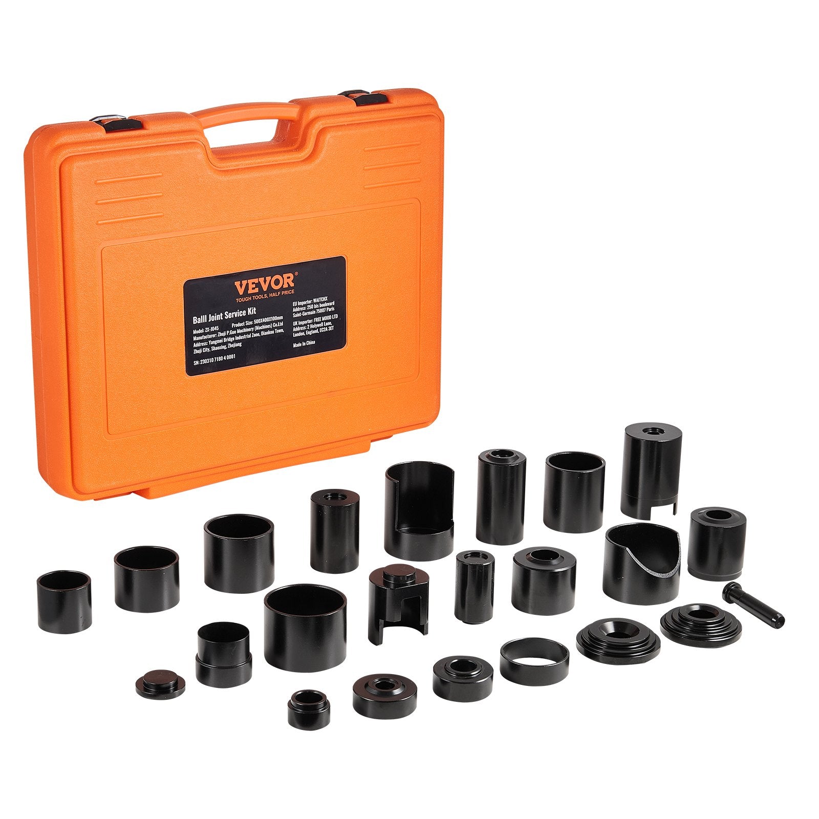 Ball Joint Press Kit 25-Piece C-Press Tools 2WD 4WD Car Repair Heavy Duty