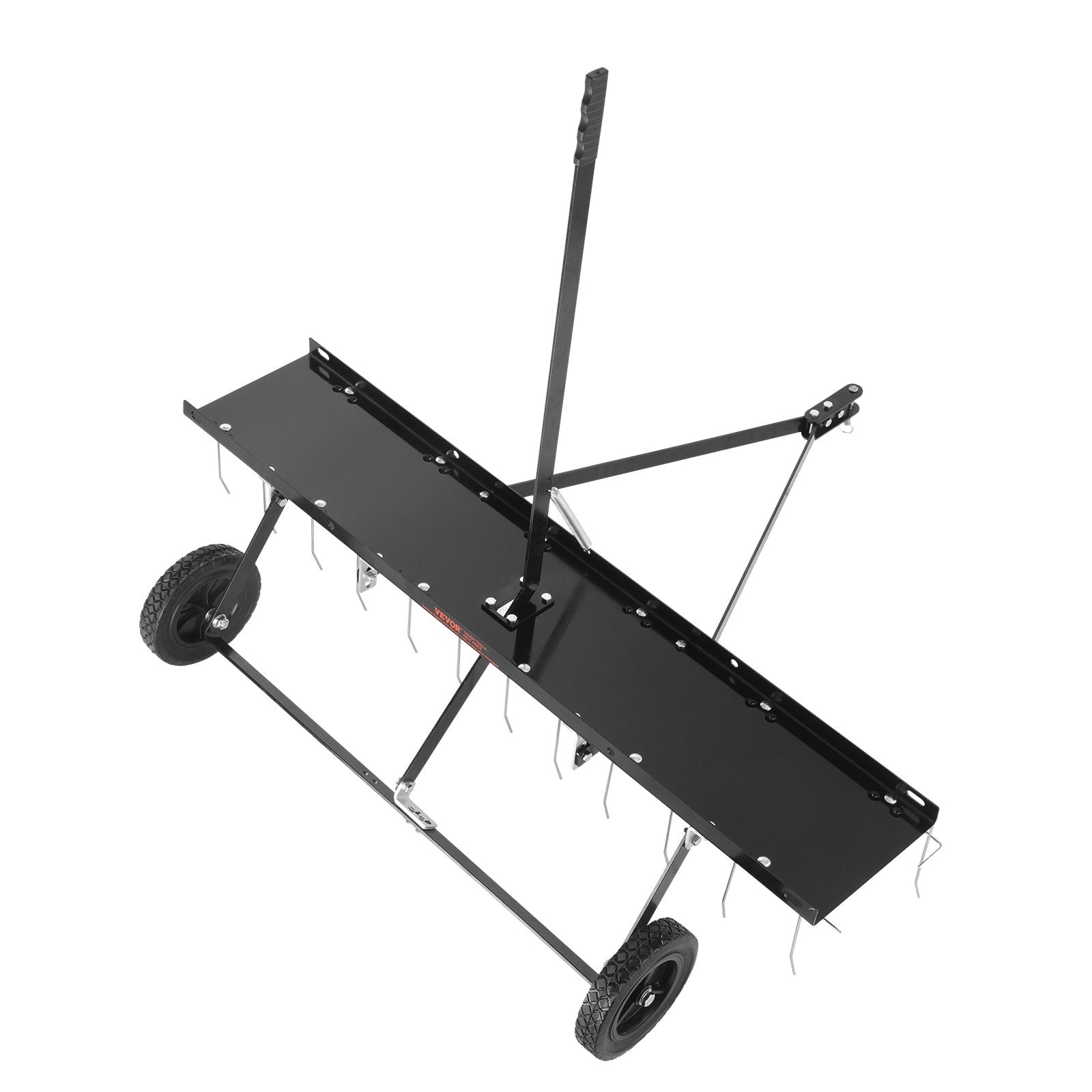 Tow Behind Lawn Dethatcher Rake with Steel Tines for ATV and Mower