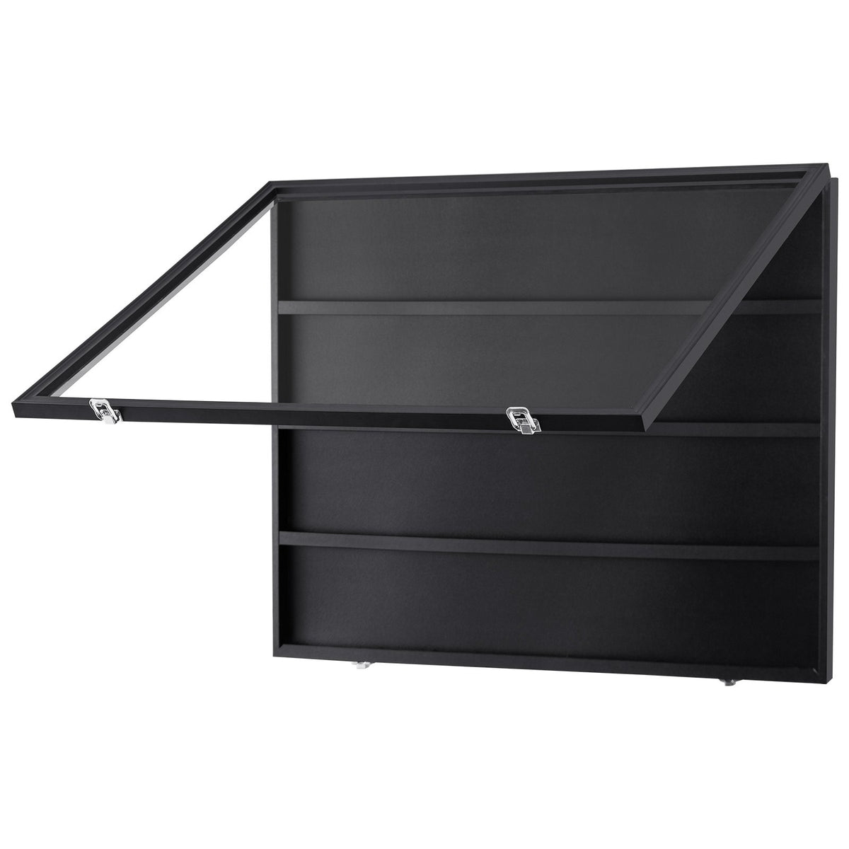 36 Graded Sports Card Display Case Lockable Wall Cabinet with UV Protection