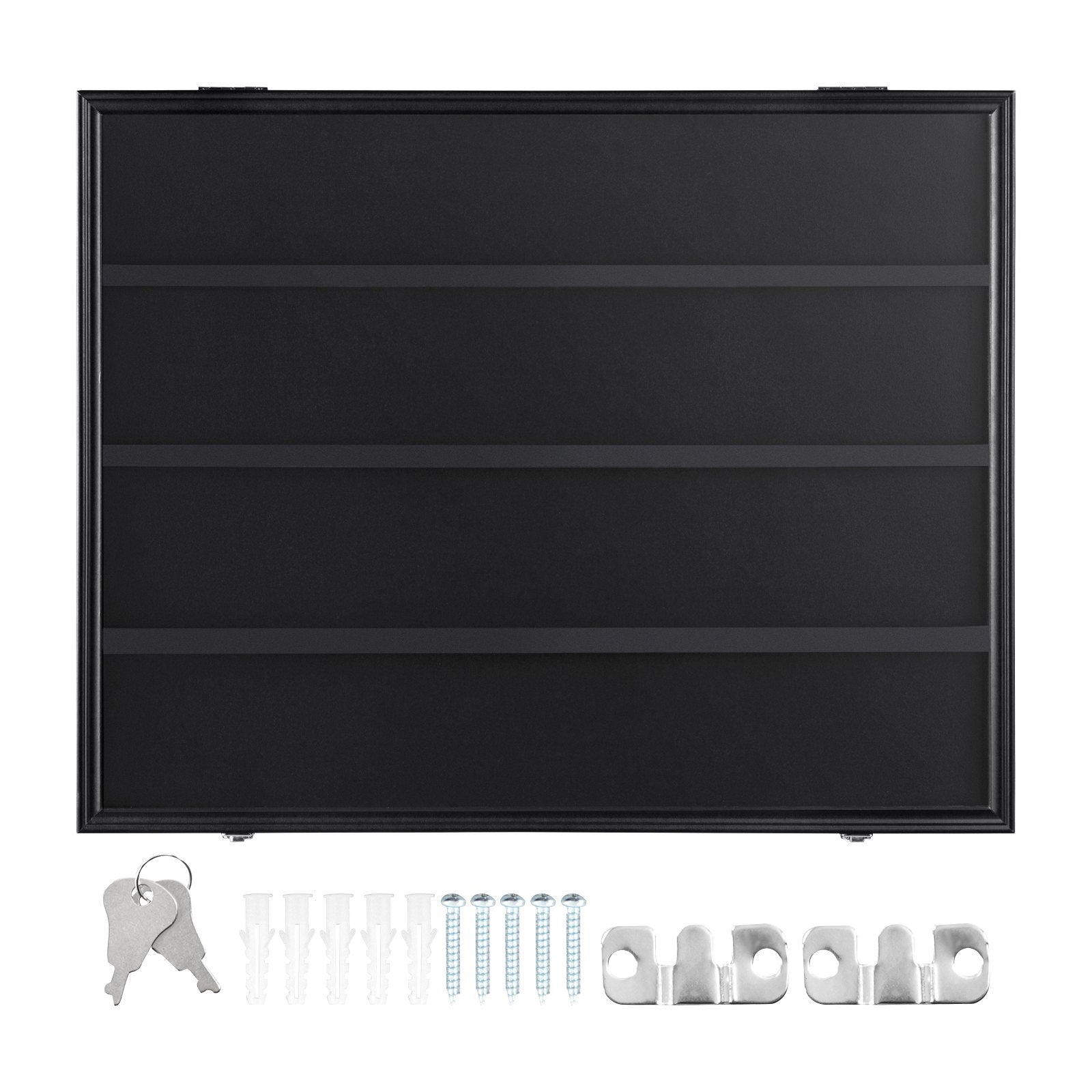36 Graded Sports Card Display Case Lockable Wall Cabinet with UV Protection
