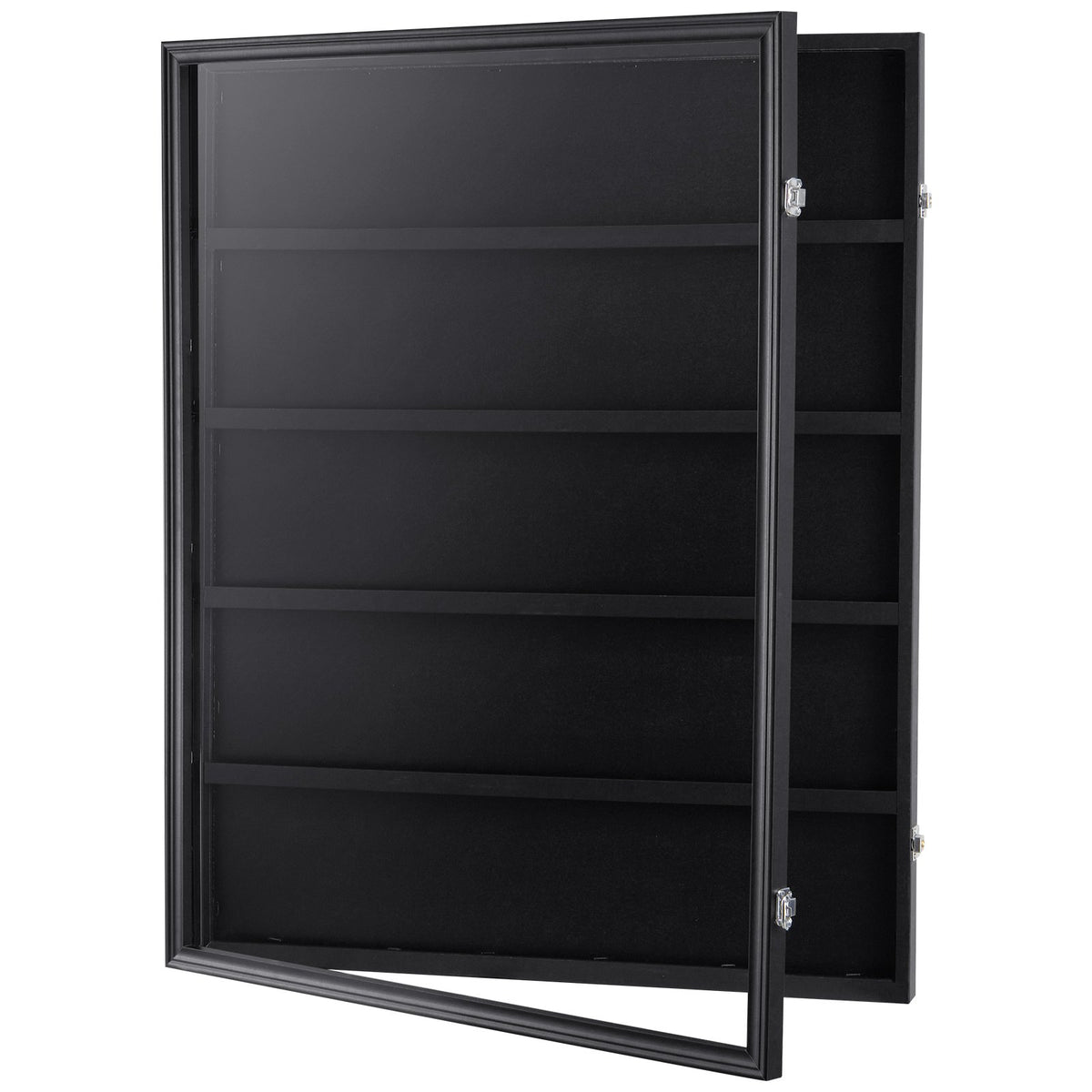 35 Graded Sports Card Display Case Lockable Wall Cabinet with UV Protection