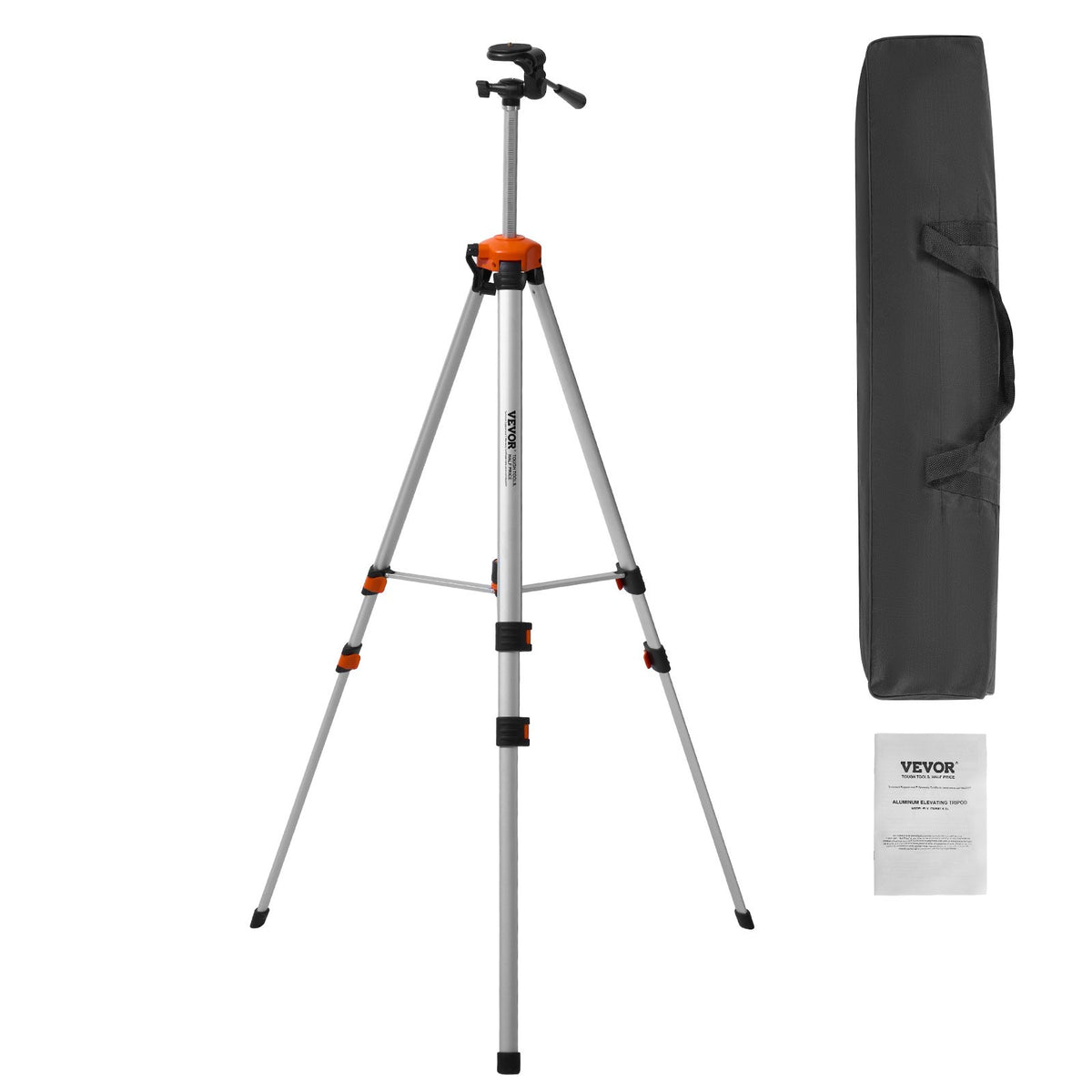 Laser Level Tripod, 1/4 x 20 Thread, 27.36-68.11 Inch Height Adjustable Stand