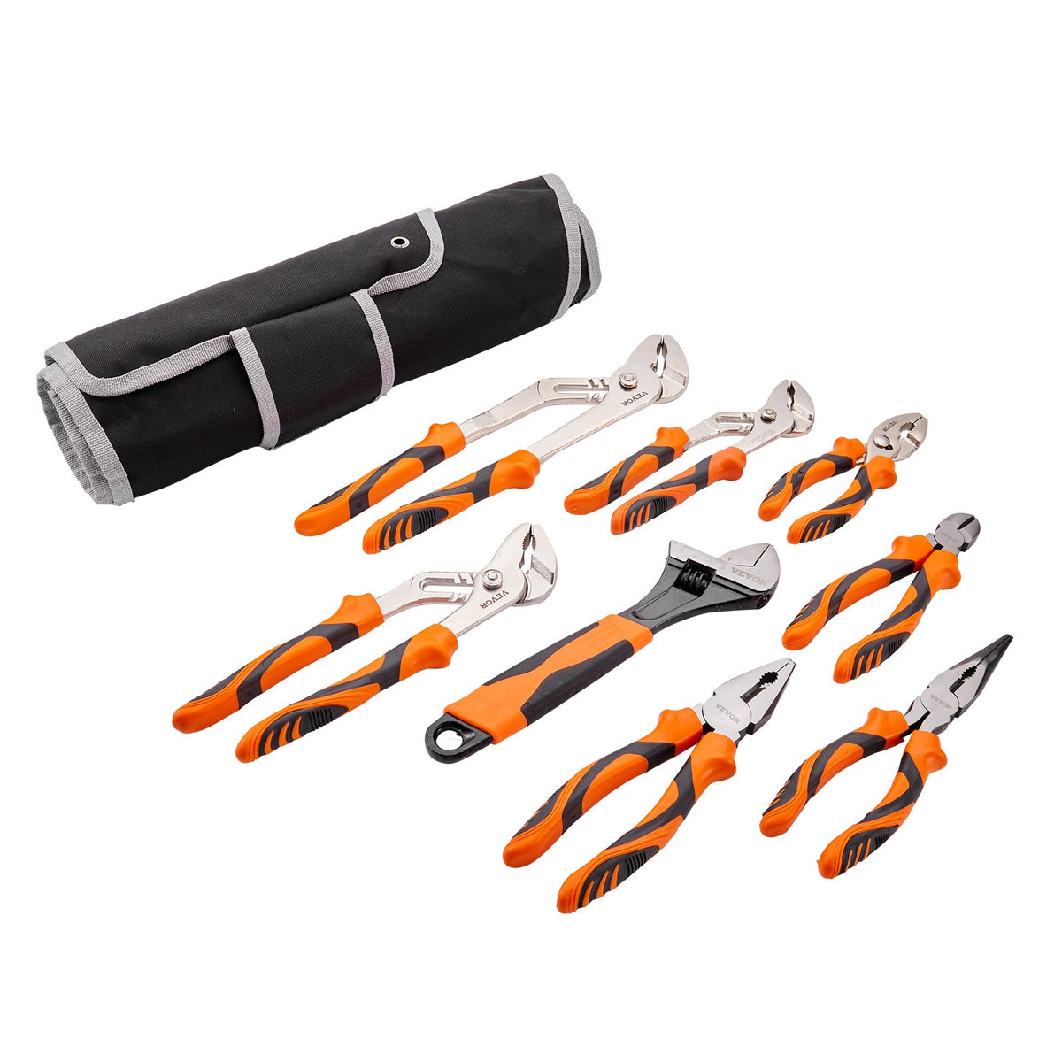 Pliers Set Groove Joint Pliers 8-Piece High Carbon Steel 12