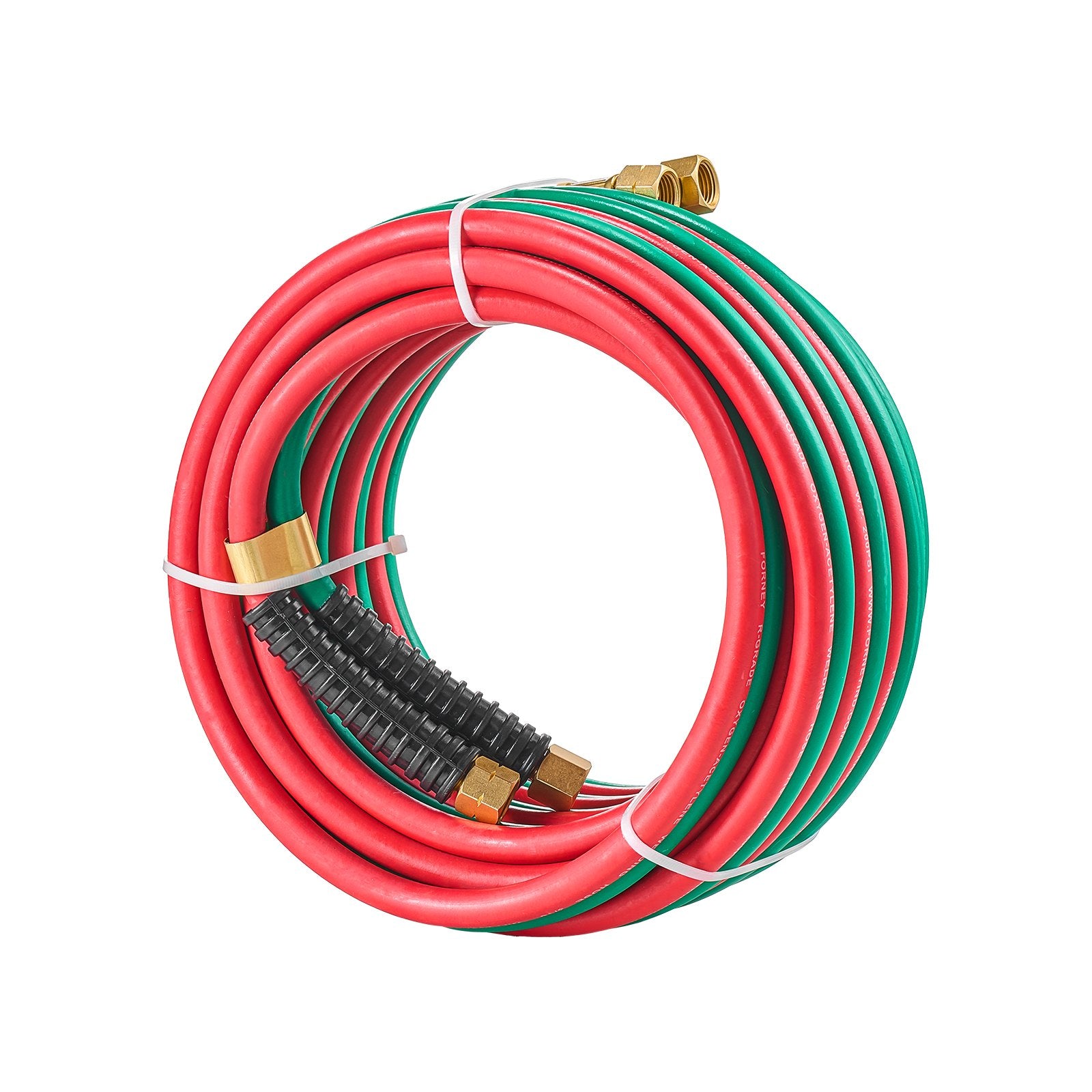 Oxygen Acetylene Hose 1/4in x 25FT 300PSI R Grade Twin Hose 9/16-18 LH/RH B