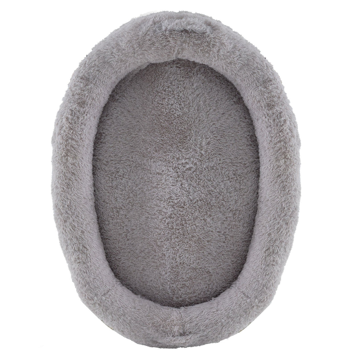 Human Dog Bed 1820x1220x250mm Adult Size Washable PV Velvet Egg Foam Light Grey