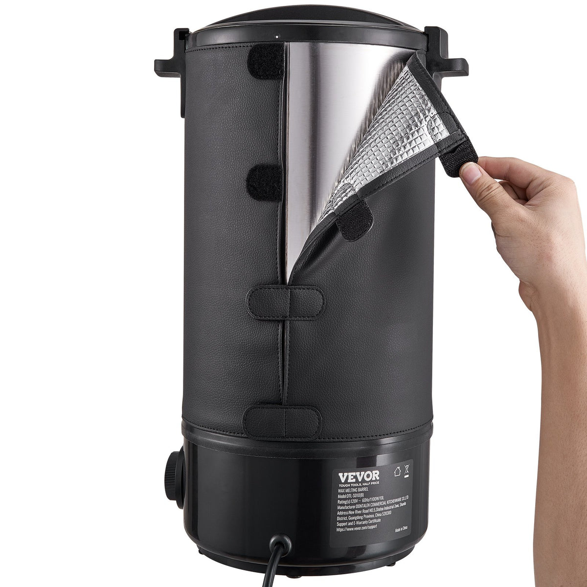 Wax Melter Electric 10 Liter Candle Making 9-Level Temp Control with Spout