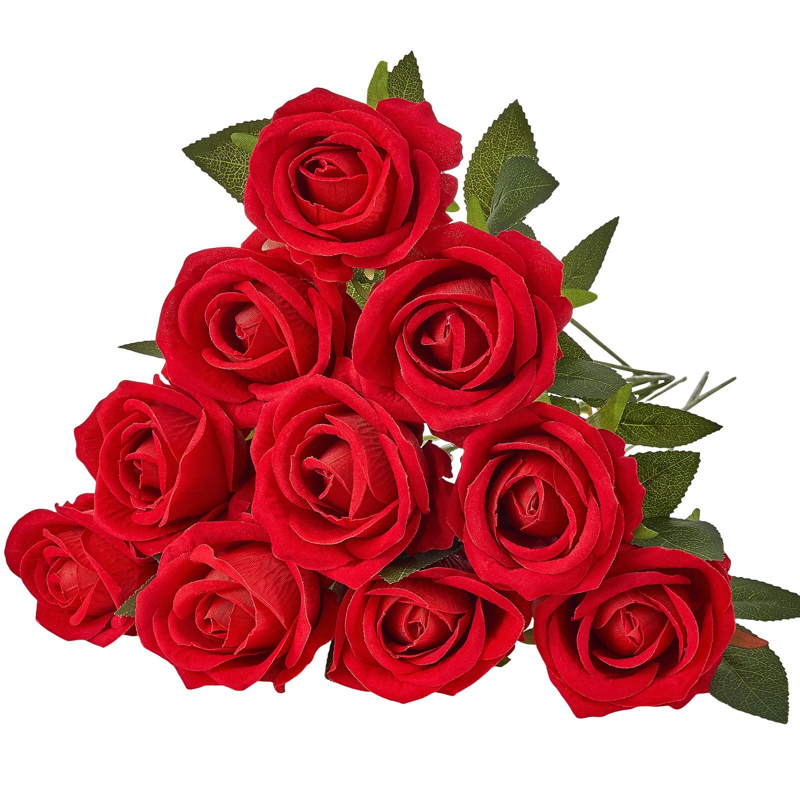 Artificial Flowers, 500pcs Red Foam Roses Stems for DIY Wedding & Home Decor