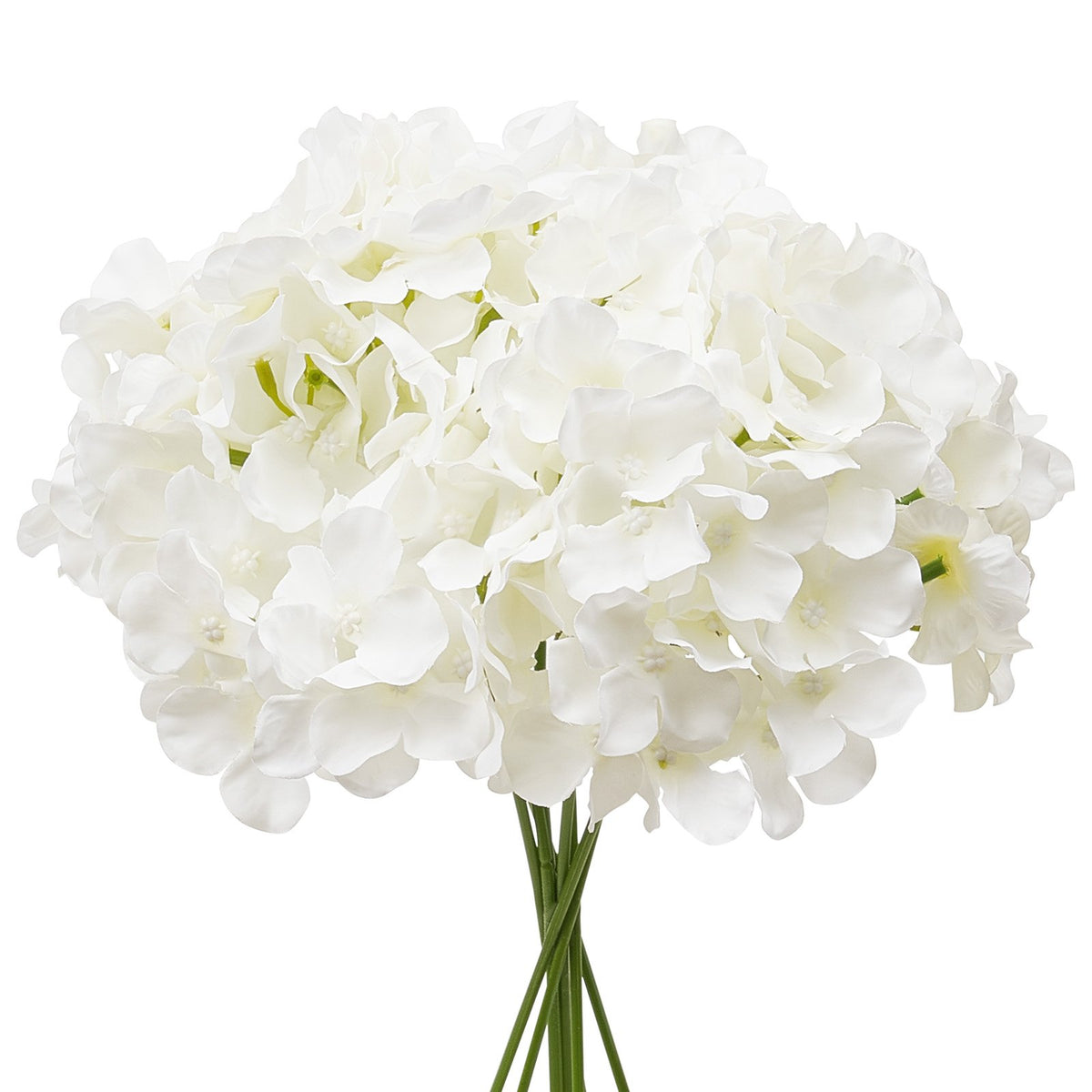 Artificial Flowers 305pcs White Silk Hydrangea Stems DIY Wedding Home Décor