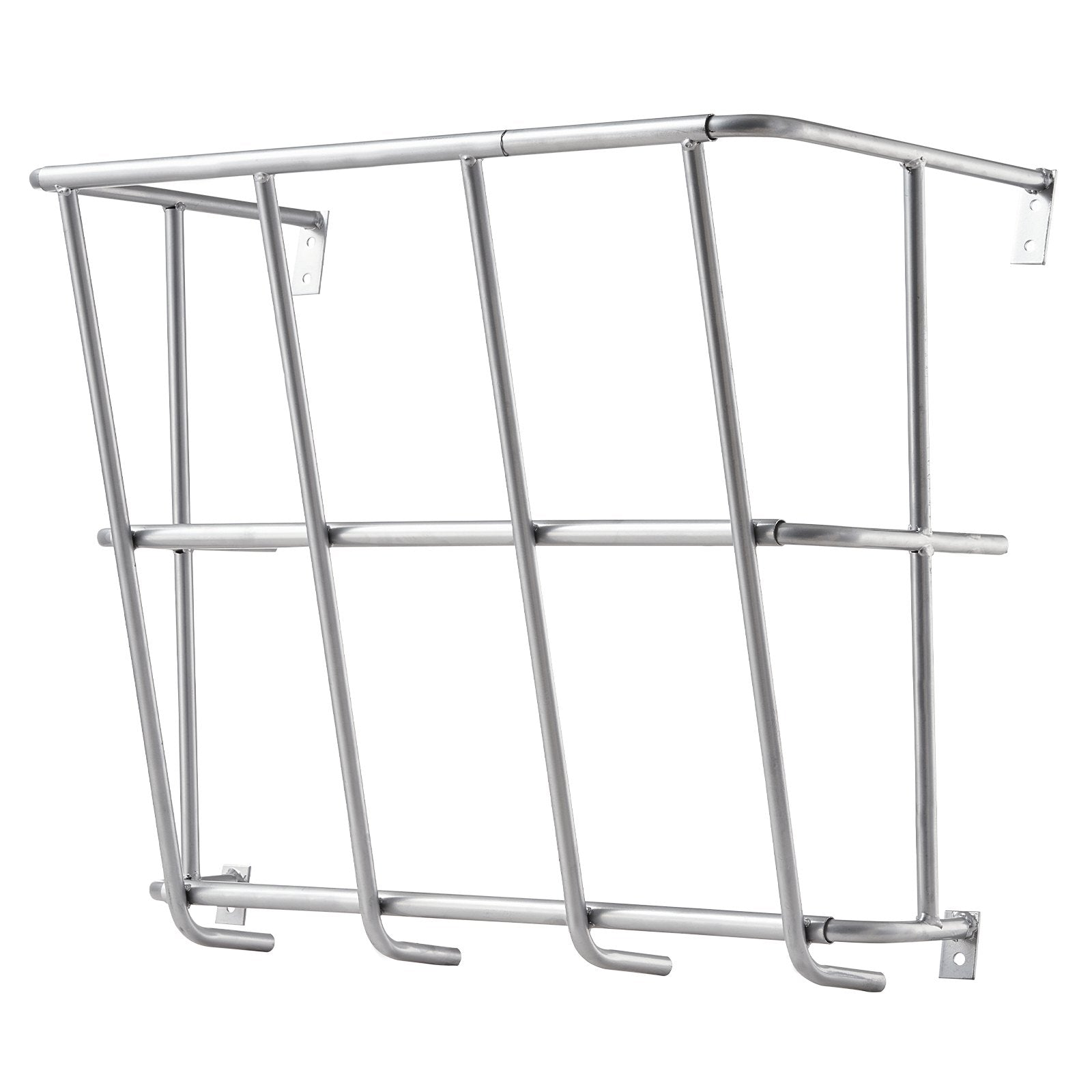 Livestock Hay Feeder, 18.5 Gallons, Heavy-Duty Steel Wall Mounted Hay Rack