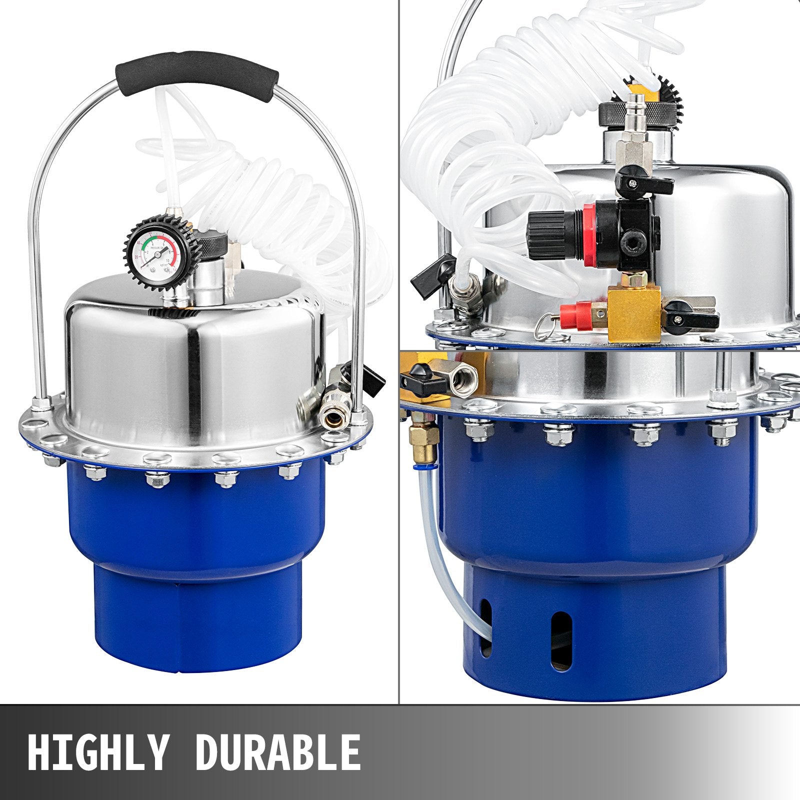 Pneumatic Air Pressure Brake and Clutch Bleeder Valve System Kit