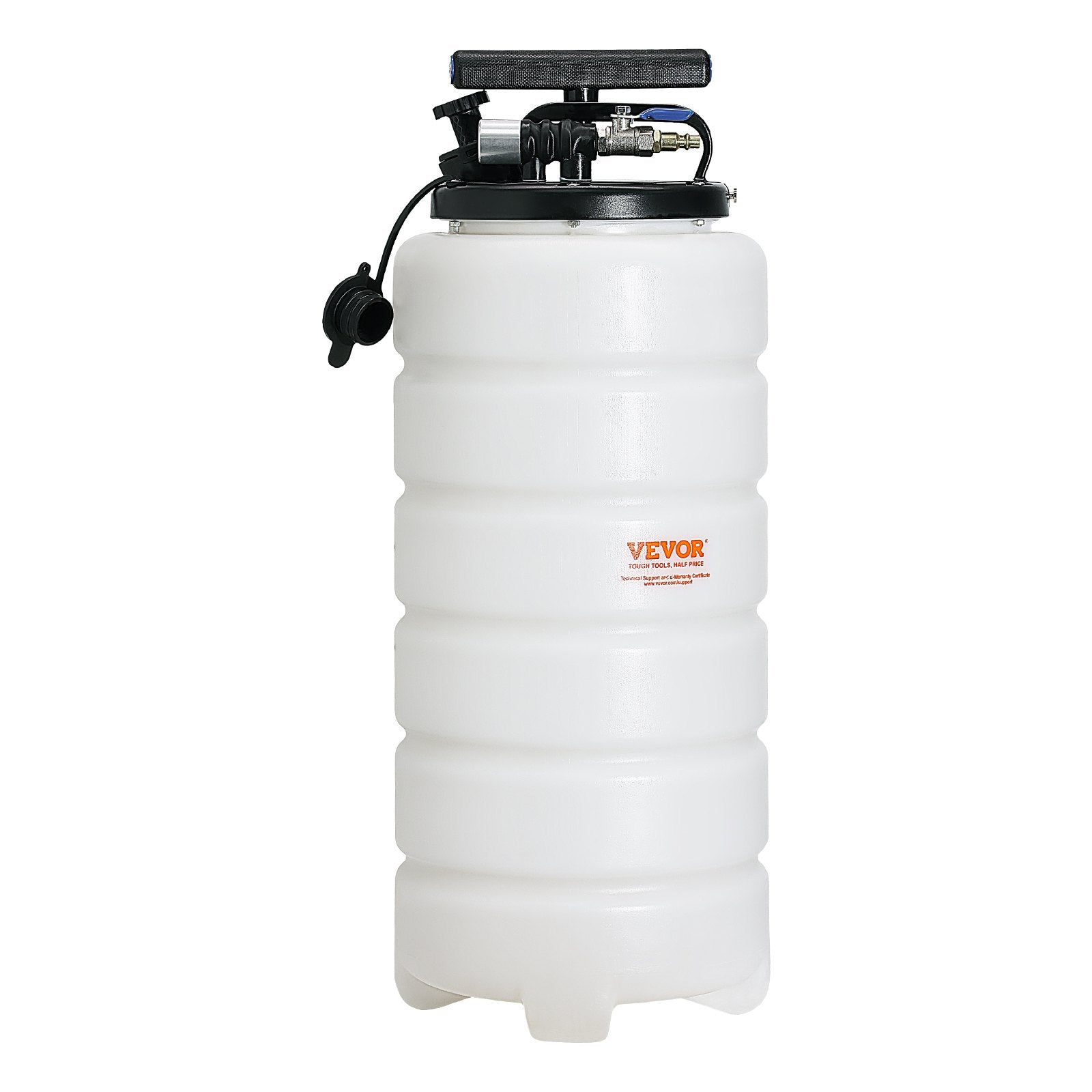 Fluid Extractor 15L Pneumatic Manual Oil Changer Dipstick Suction Hose Auto