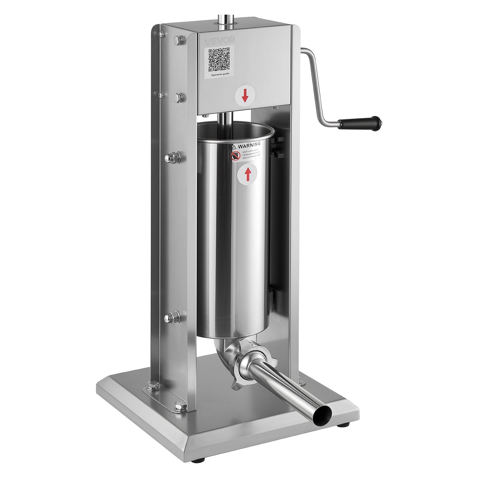 5L Manual Sausage Stuffer Stainless Steel Meat Filling Machine