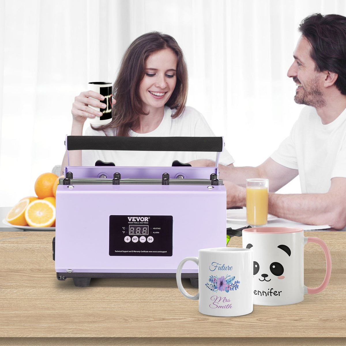 Tumbler Heat Press Machine 11-30oz Mug Press Purple Sublimation Cups
