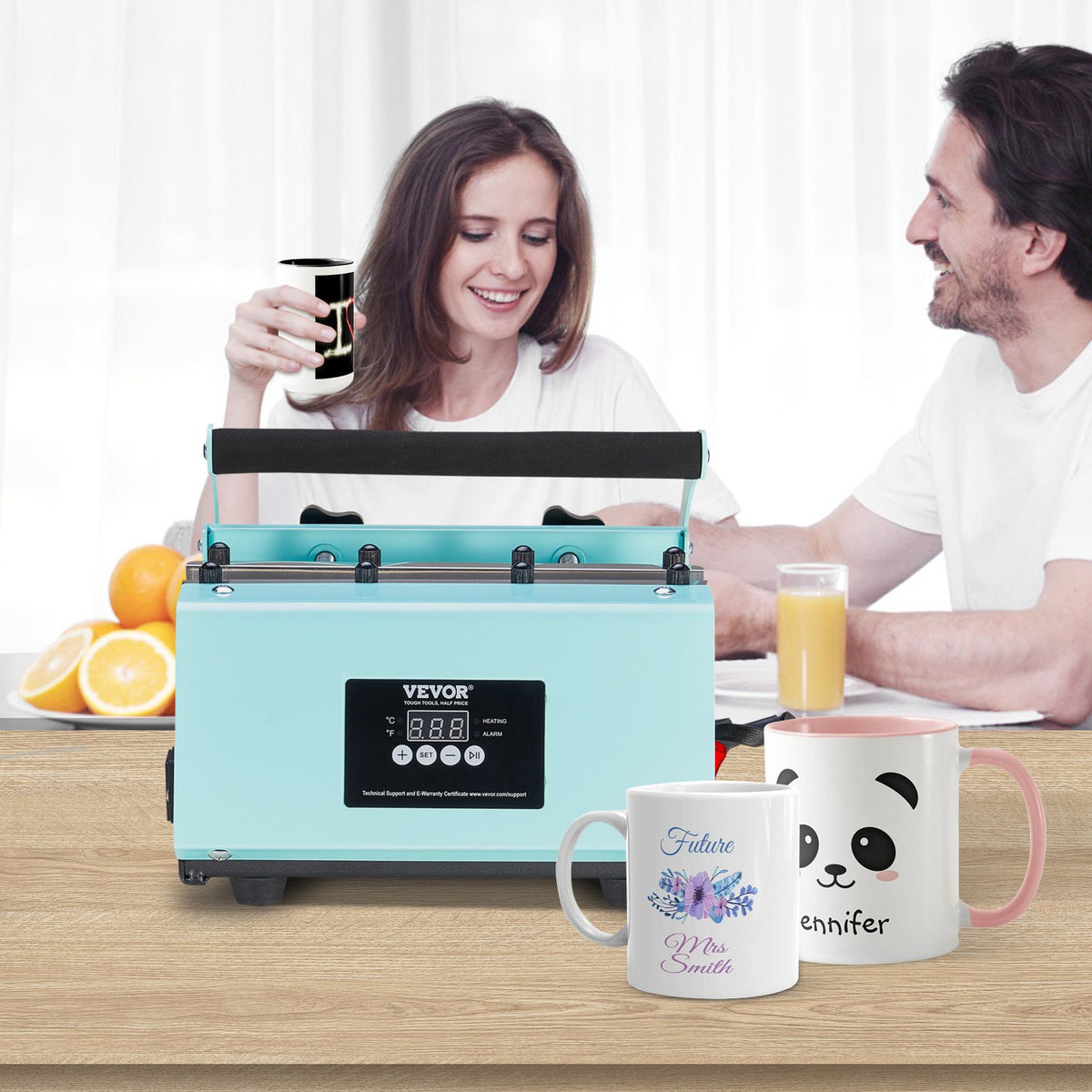 Tumbler Heat Press Machine 11-30oz Mug Press Temp Time Setting Sublimation
