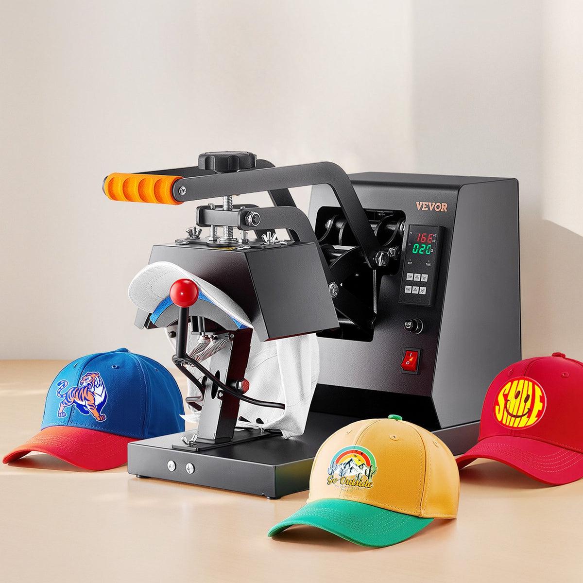 Hat Heat Press Cap Heat Press Machine 4 Heating Pads Sublimation Transfer