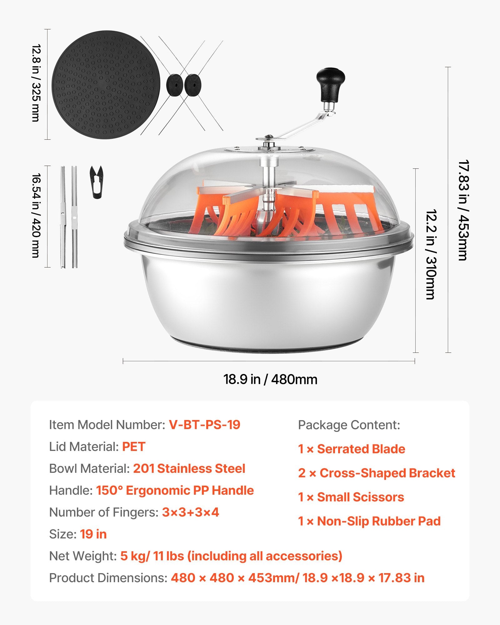 Bud Leaf Bowl Trimmer 490mm Manual Stainless Steel Blade Wet Dry Cutting Machine