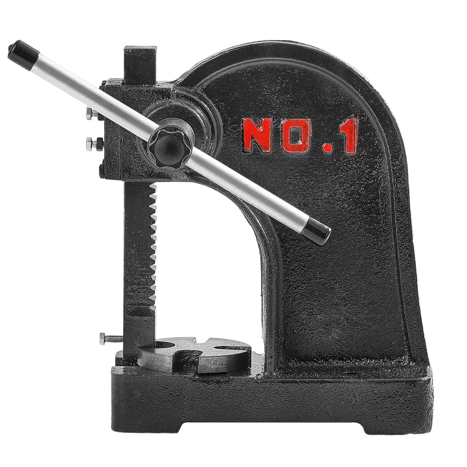 Arbor Press, 1 Ton Manual Cast Iron Desktop Press, 5.9" Max Height for Stamping